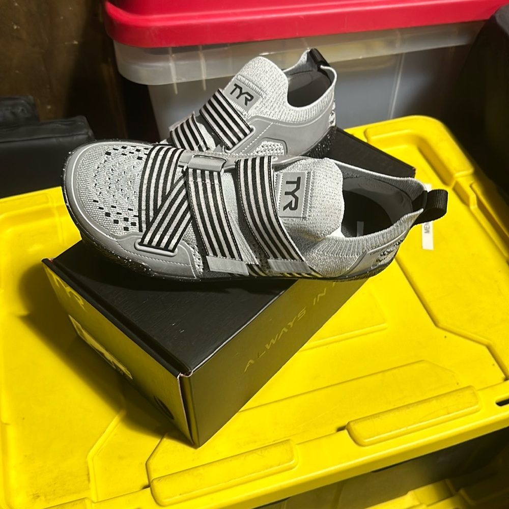 TYR Gray and Black Athletic Shoes